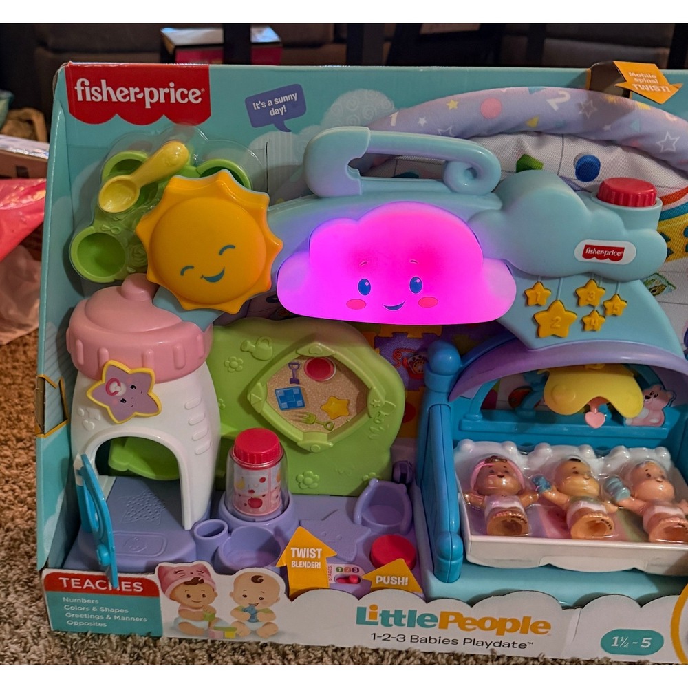 Fisher-Price Little People 1-2-3 Babies Playdate Set (NWT) - Picture 7 of 9